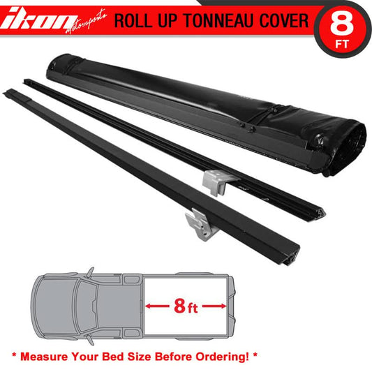 2014-2021 Toyota Tundra 8Ft Fleetside Lock Soft Roll Up Tonneau Cover