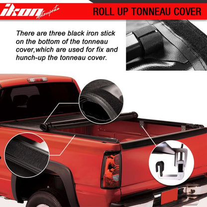 2007-2016 Tundra SR5 Crewmax 5.5ft Bed Lock Soft Roll Up Tonneau Cover
