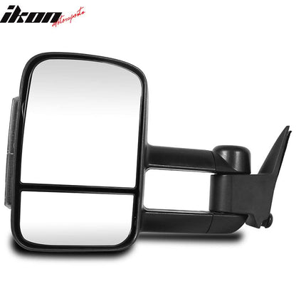 2003-2007 Chevy Silverado Power Heated LED Signals Tow Mirrors