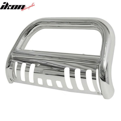 2019-2022 Chevy Silverado 1500  Front Hood Grille SS Chrome Bull Bar