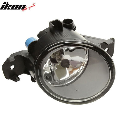2014-2016 Nissan Rogue Chrome Fog Lighs w/ Bulb Switch Bezel Pair