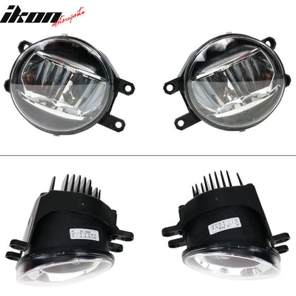 Universal Toyota Car Factory  Clear Lens Front Bumper Fog Lights Lamps