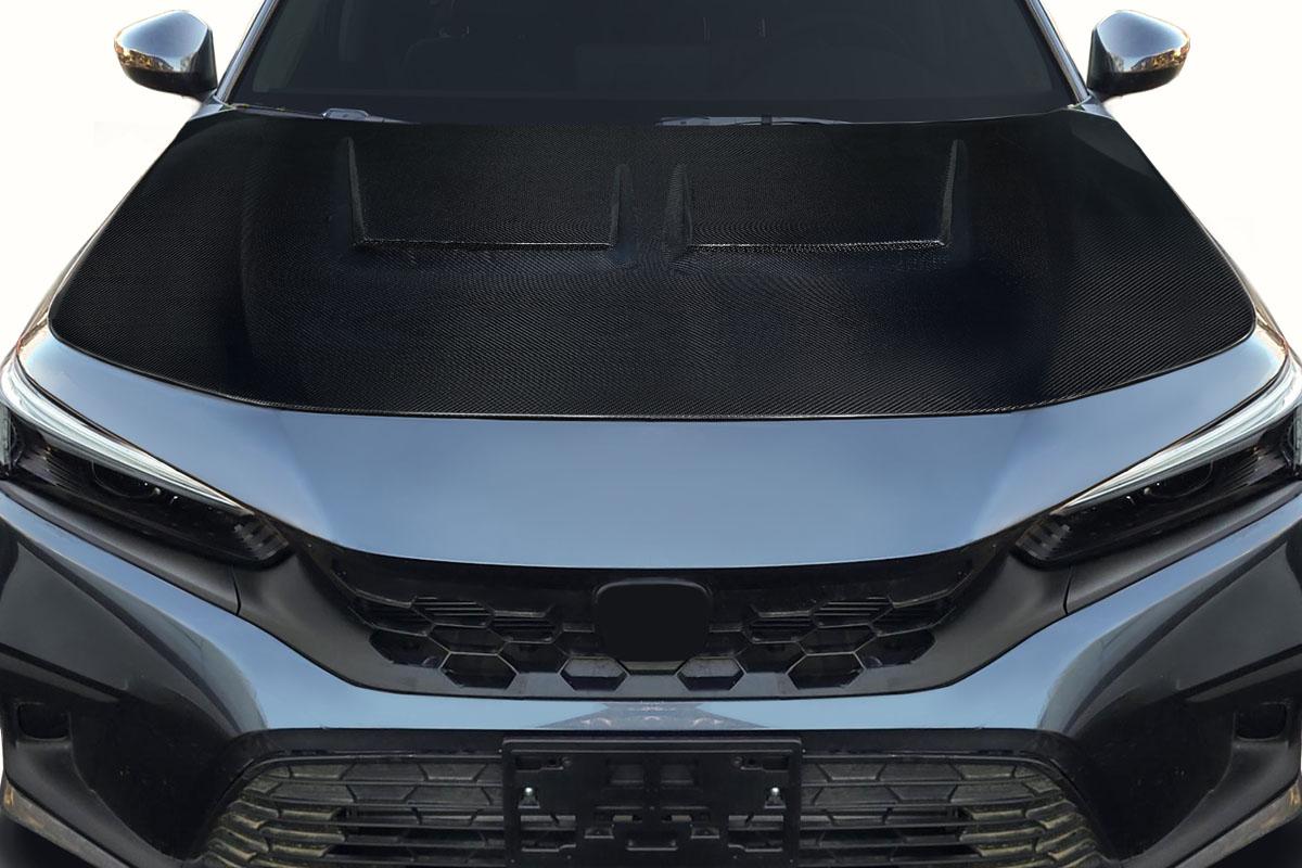 2022-2025 Honda Civic Carbon Creations Kumei Carbon Fiber Hood