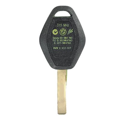 BMW 2001-2009 OEM 3 Button Remote Head Key LX8FZV (HU92)