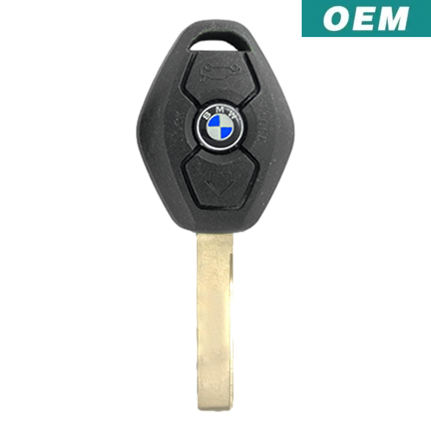 BMW 2001-2009 OEM 3 Button Remote Head Key LX8FZV (HU92)