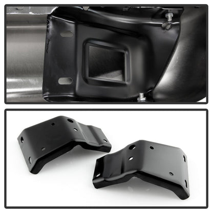 SPYDER xTune 02-08 RAM 1500/03-09 2500/3500 OEM Style Steel Rear Bumper - Chrome (RB-DR02-SET-C) 9047367