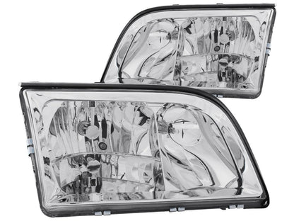 Anzo 1992-1999 Mercedes Benz S Class W140 Crystal Headlights Chrome