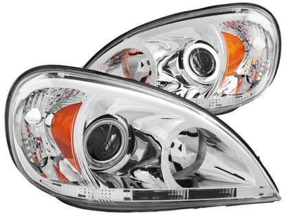 Anzo 1997-2001 Mercedes Benz M Class Projector Headlights w/ Halo Chrome