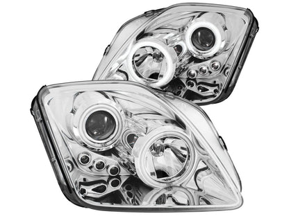 Anzo 1997-2001 Honda Prelude Projector Headlights w/ Halo Chrome