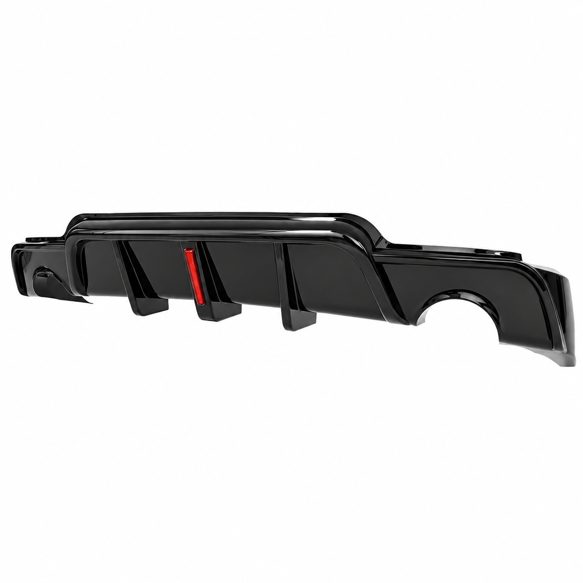 Gloss Black Rear Diffuser LED for Lexus IS250 IS350