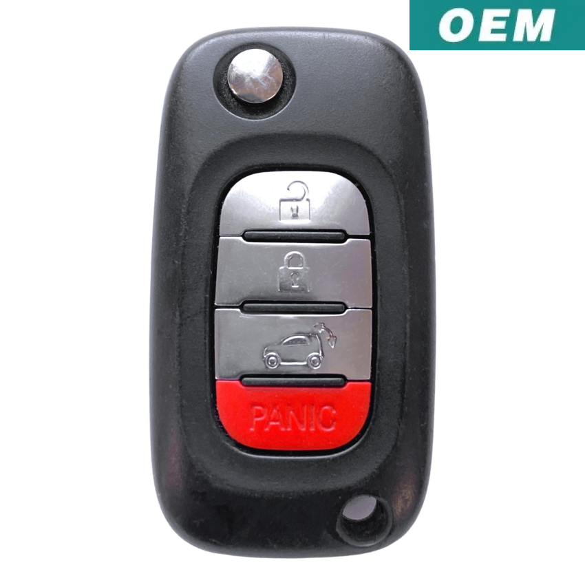 Smart Fortwo Forfour 2015-2017 OEM 4 Button Flip Key CWTWB1G767