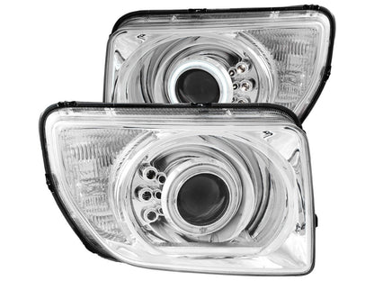Anzo 2003-2006 Honda Element Projector Headlights w/ Halo Chrome (CCFL)