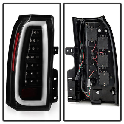 Spyder Chevy Tahoe / Suburban 15-17 Light Bar LED Tail Lights - Black (ALT-YD-CTA15-LED-BK) 5084583
