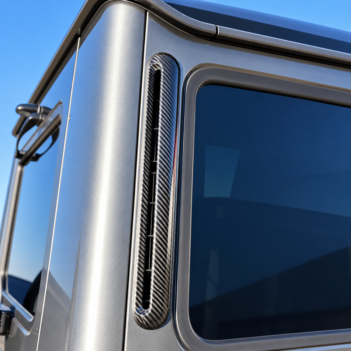 Carbon Fiber C Pillar Trim Vent Cover for Mercedes Benz G Class G Wagon