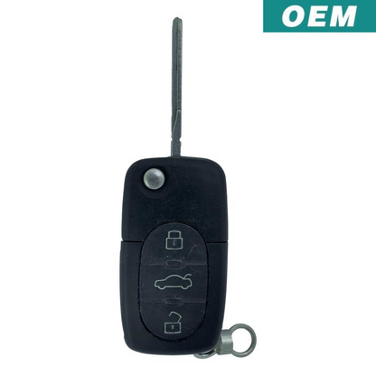 Audi 1997-2005 OEM 4 Button Flip Key Non-Proximity MYT8Z0837231