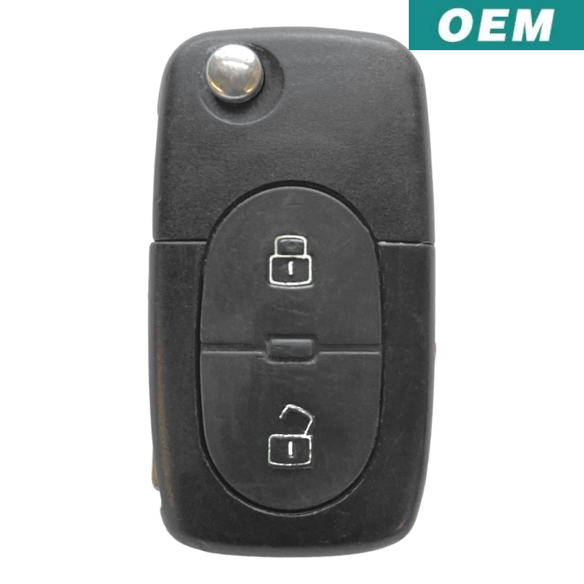 Audi A4 A6 S4 1998-2002 OEM 3 Button Flip Key MZ241081964