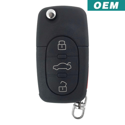Audi 1998-2003 OEM 4 Button Flip Key MZ2 410 819 6 3