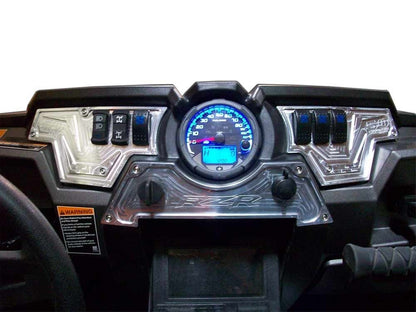 RZR XP1000 3 piece (only) Dash Panel Silver