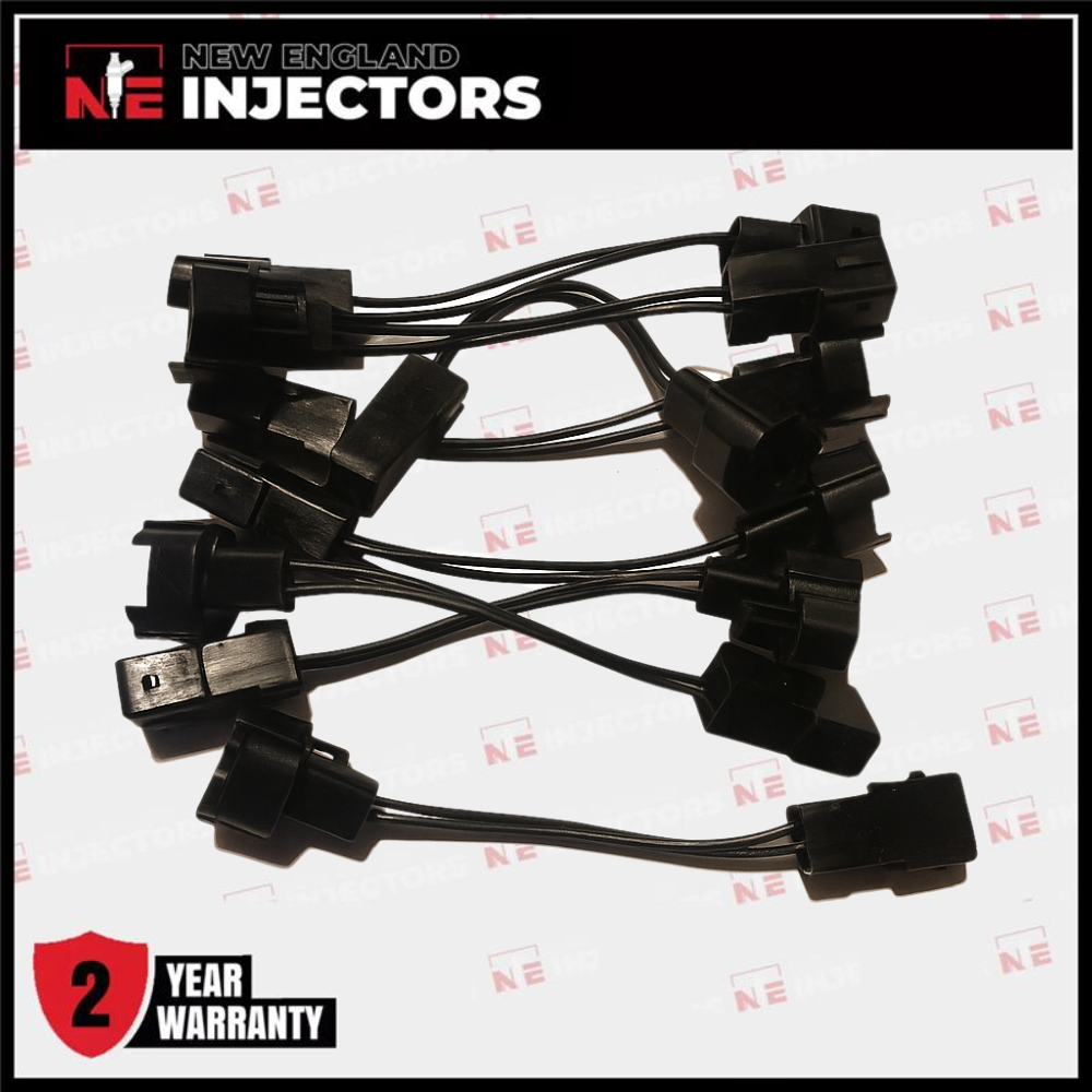 8 Denso Female to EV1 Male Fuel Injector Connector Electrical Plug Clip Adapter