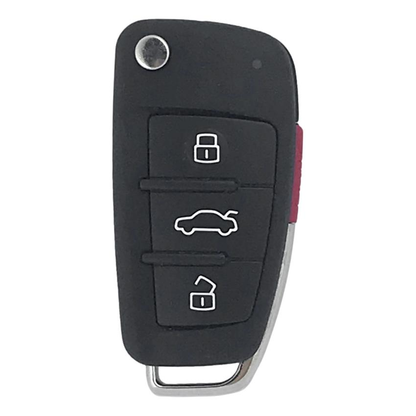 Audi OEM 4 Button Flip Key 2005-2010 NBG009272T / 8P0837220E
