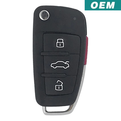 Audi 2005-2015 OEM 4 Button Flip Key IYZ 3314 (NO KESSY)