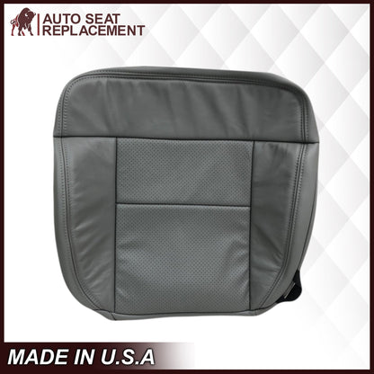 2004-2008 Ford F150 Perforated Seat Cover in Gray: Choose Leather or Vinyl