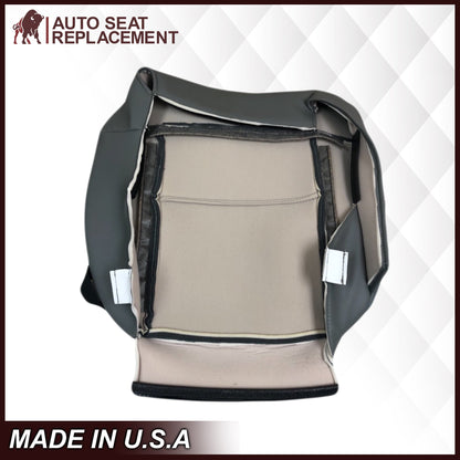 2004-2008 Ford F150 Perforated Seat Cover in Gray: Choose Leather or Vinyl