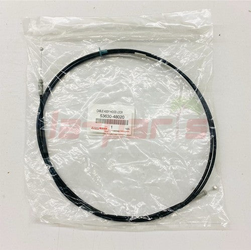NEW GENUINE TOYOTA 2001-2007 HIGHLANDER HOOD LOCK RELEASE CABLE  53630-48020