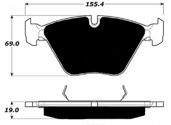 Porterfield Brake Pads for 2011 BMW X1 28iX Gas