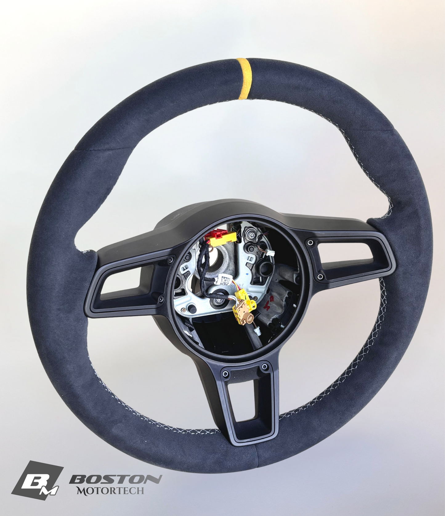 Manual Porsche 991.2 Steering Wheel in Yellow