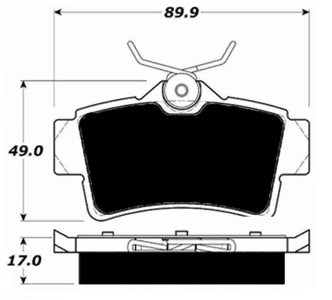 Porterfield Brake Pads for 2001 FORD MUSTANG