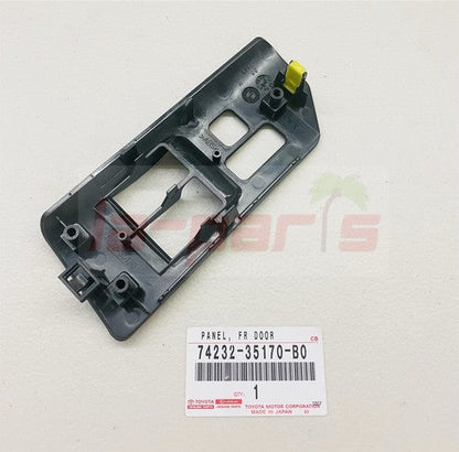 GENUINE TOYOTA 07-11 FJ CRUISER DRIVER WINDOW SWITCH BEZEL LEFT 74232-35170-B0