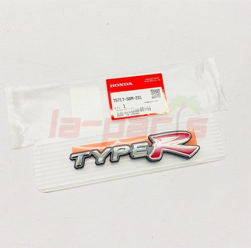 GENUINE FOR HONDA INTEGRA DC5 TYPE-R ACURA RSX REAR EMBLEM BADGE 75717-S6M-Z01