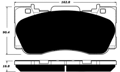 Porterfield Brake Pads for 2018 FORD Mustang EcoBoost Perf. Pkg