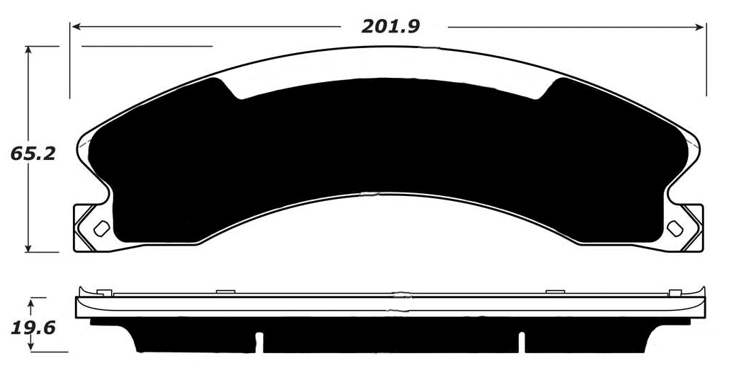 Porterfield Brake Pads for 2017 NISSAN TITAN