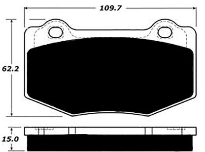 Porterfield Brake Pads for 2018 CADILLAC ATS-V