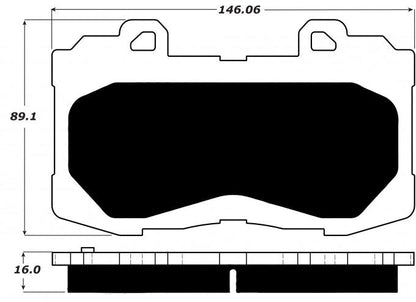 Porterfield Brake Pads for 2017 CHEVROLET COLORADO