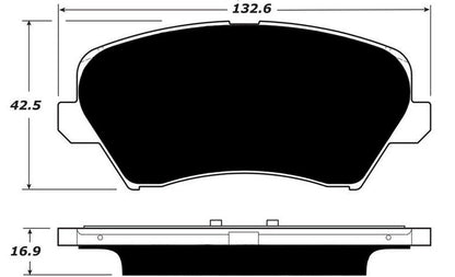 Porterfield Brake Pads for 2011 HYUNDAI ELANTRA Sedan