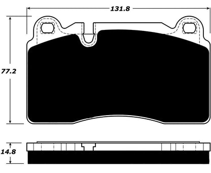 Porterfield Brake Pads for 2017 ACURA NSX