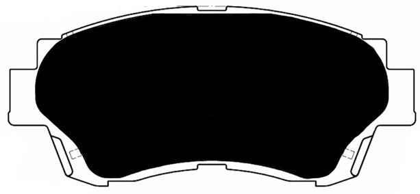 Porterfield Brake Pads for 2000 TOYOTA CAMRY 4 Cyl 15" Wheel