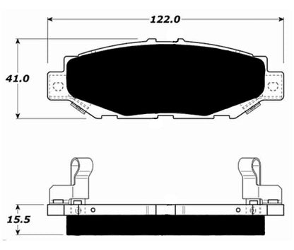 Porterfield Brake Pads for 1996 LEXUS GS 300