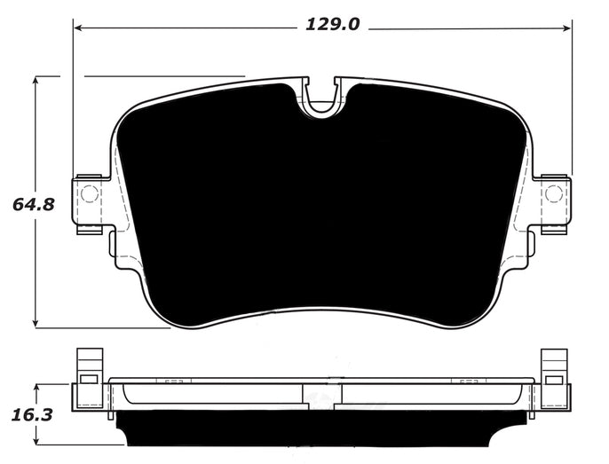 Porterfield Brake Pads for 2017 AUDI Q7 - w/375mm Front Discs