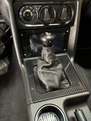 Leather MANUAL Shift Boot Cover In Black 1987 1988 1989 1990 1991 1992 1993 Ford Mustang GT Convertible Coupe