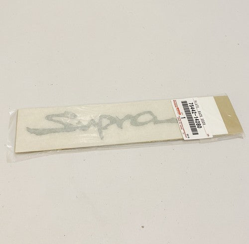 New Genuine for Toyota 93-98 Supra MK4 JZA80 Rear Emblem Badge "Supra"