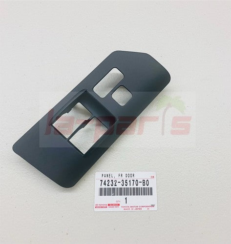 GENUINE TOYOTA 07-11 FJ CRUISER DRIVER WINDOW SWITCH BEZEL LEFT 74232-35170-B0