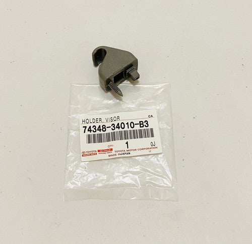 New Genuine for Toyota 4Runner Lexus GX470 Holder Visor STONE CLR 74348-34010-B3