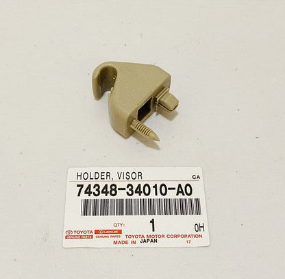New Genuine for Toyota 4Runner Lexus GX470 Holder Visor IVORY CLR 74348-34010-A0