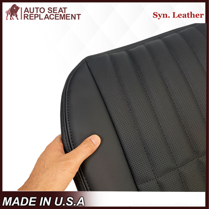 1997-2002 For Chevy Camaro SS Replacement Black Seat Covers In Synthetic Leather
