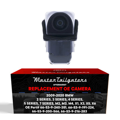 BMW 2/3/4/5/7 Series (2009-2020), M2/M3/M4 (2015-2018), X1/X3/X5/X6 (2010-2015) OEM Replacement Backup Camera OE Part # 66539191224, 66539200566, 66539216283, 66539240351
