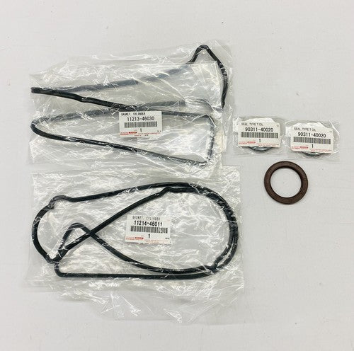 Genuine Toyota Supra GS300 IS300 SC300 Valve Cover Gaskets Crank & Cam Seal Kit
